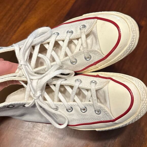Converse Chuck 70 High Top White Lace Up Shoes Women’s 8 Men’s 6 Unisex - Picture 6 of 9